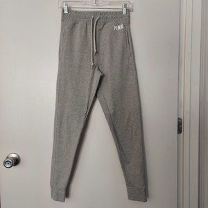 Victoria's Secret PINK Skinny Joggers, Heather Grey, Size S